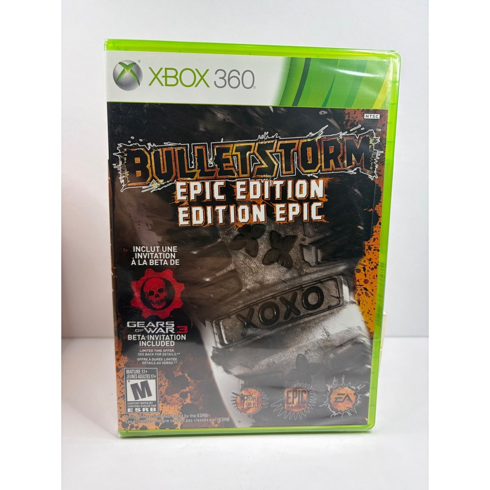 Bulletstorm Epic Edition Xbox 360 Game‎ New Factory Sealed NTSC EA Epic Games
